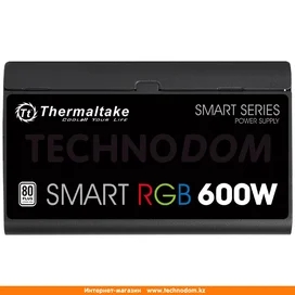 Блок питания Thermaltake Smart 600W APFC 80 PLUS ATX 20+4 pin, 4+4pin (PS-SPR-0600NHSAWE-1) фото