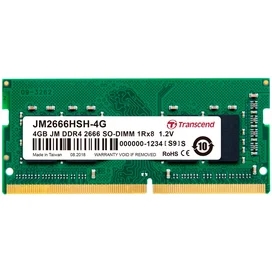 Оперативная память DDR4 SO-DIMM 4GB/2666MHz PC4-21300 Transcend JetRam (JM2666HSH-4G) фото