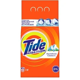 TIDE "Альпілік балғындық" кір жуғыш ұнтағы 3кг фото