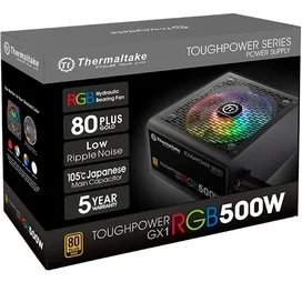 Блок питания 500W Thermaltake Toughpower GX1 RGB 500W ATX 20+4pin, 4+4pin (PS-TPD-0500NHFAGE-1) фото #3