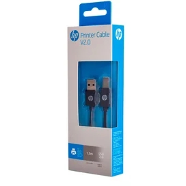 HP Принтеріне арналған кабелі, USB 2.0 A-B, 1,5м Қара (31014) фото #2