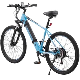 Электровелосипед Greenway 350W, 36V/10.40AH LG, 27,5" Sky Blue (27DT033) фото #3