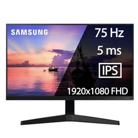 Монитор 24" Samsung LF24T350FHIXCI 1920x1080 16:9 IPS 75ГЦ (HDMI+VGA) Black фото