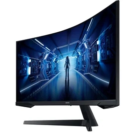 Монитор Игровой 34" Samsung LC34G55TWWIXCI 3440х1440 21:9 VA 165ГЦ (2HDMI+DP) Curved Black фото #2