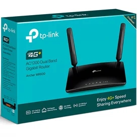 TP-Link Archer MR600 Сымсыз бағдарлауышы, 4 портты + Wi-Fi, 4G LTE, 867 Mbps (Archer MR600) фото #3