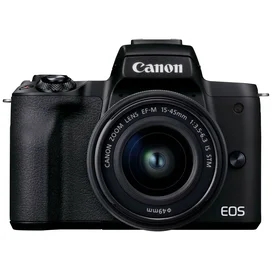 Canon Цифрлық фотоаппараты EOS M50 Mark II EF-M 15-45 IS STM Black фото