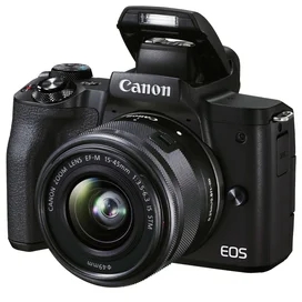 Canon Цифрлық фотоаппараты EOS M50 Mark II EF-M 15-45 IS STM Black фото #1