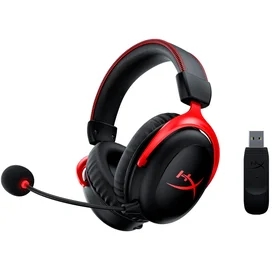 HyperX Cloud Cloud II Wireless, Black/Red (HHSC2X-BA-RD/G) ойын гарнитурасы фото #1