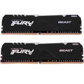 Оперативная память DDR4 DIMM 32GB(16GB*2)/3200MHz Kingston FURY Beast RGB (KF432C16BB1AK2/32) фото #4