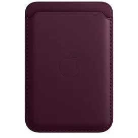 Чехол для iPhone Leather Wallet with MagSafe, Dark Cherry (MM0T3ZM/A) фото