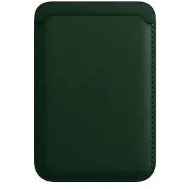 Чехол для iPhone Leather Wallet with MagSafe, Sequoia Green (MM0X3ZM/A) фото