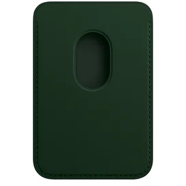 Чехол для iPhone Leather Wallet with MagSafe, Sequoia Green (MM0X3ZM/A) фото #1