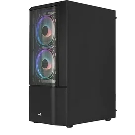 ПК корпус Aerocool Quantum Mesh MidTower, window, Black ATX (Mesh-G-BK-v3) фото #2