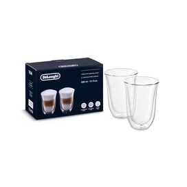 Delonghi LATTEMACCHIATO Латте құятын шыны-аяғы DLSC-312 220 ml (2 дана) фото #3