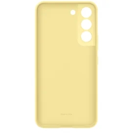 Чехол для Samsung Galaxy S22 Silicone Cover, Butter Yellow (EF-PS901TYEGRU) фото #1