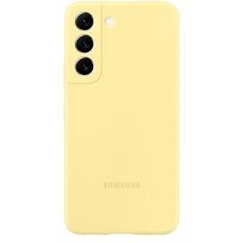 Чехол для Samsung Galaxy S22 Silicone Cover, Butter Yellow (EF-PS901TYEGRU) фото #2