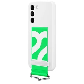 Чехол для Samsung Galaxy S22 Silicone with Strap Cover, White (EF-GS901TWEGRU) фото #2