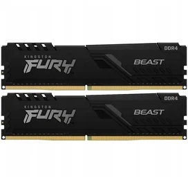 Оперативная память DDR4 DIMM 16GB(8GBx2)/2666MHz Kingston Fury Beast (KF426C16BBK2/16) фото