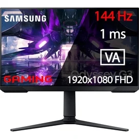 Монитор Игровой 24" Samsung LS24AG300NIXCI1920x1080 16:9 VA 144ГЦ (HDMI+DP) Black фото