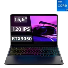 Игровой ноутбук Lenovo Gaming 3 i7 11370H / 16ГБ / 512SSD / RTX3050 4ГБ / 15.6 / DOS / (82K1015URK) фото