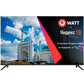 Телевизор QWATT 55" Q55YK-MB LED UHD Smart Black (4K) фото