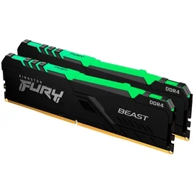 Оперативная память DDR4 DIMM 16GB(8GBx2)/3600MHz Kingston Fury Beast RGB (KF436C17BBAK2/16) фото #1