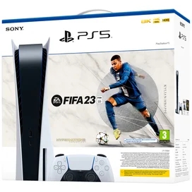 Игровая консоль Sony PS5 + Джойстик PS5 Sony DualSense White + FIFA 23 PS5 фото #2