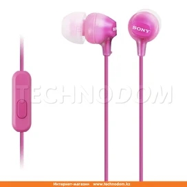 Микрофоны бар қыстырмалы құлаққап Sony MDR-EX15AP, Pink фото