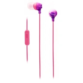 Микрофоны бар қыстырмалы құлаққап Sony MDR-EX15AP, Violet фото