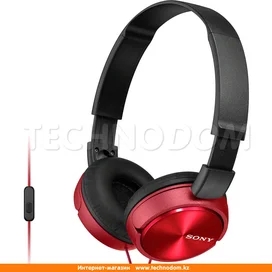 Жапсырмалы құлаққап Sony MDR-ZX310AP, Red фото