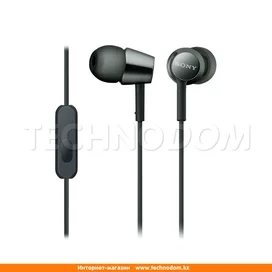 Sony қондырмалы құлаққаптары MDR-EX155AP, Black фото