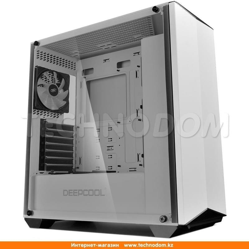 ПК корпус Deepcool EARLKASE RGB MidTower, window, White ATX (DP-ATX-ERLKWH-GLSRGB) - фото #0