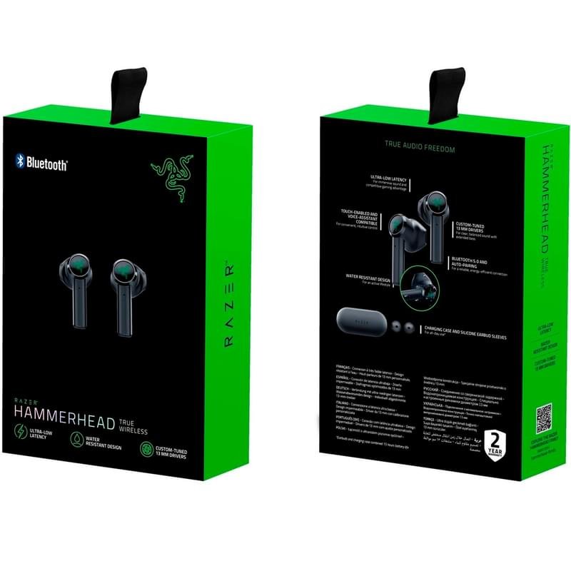 Игровая гарнитура беспроводная Razer Hammerhead True Wireless (RZ12-02970100-R3G1) - фото #4