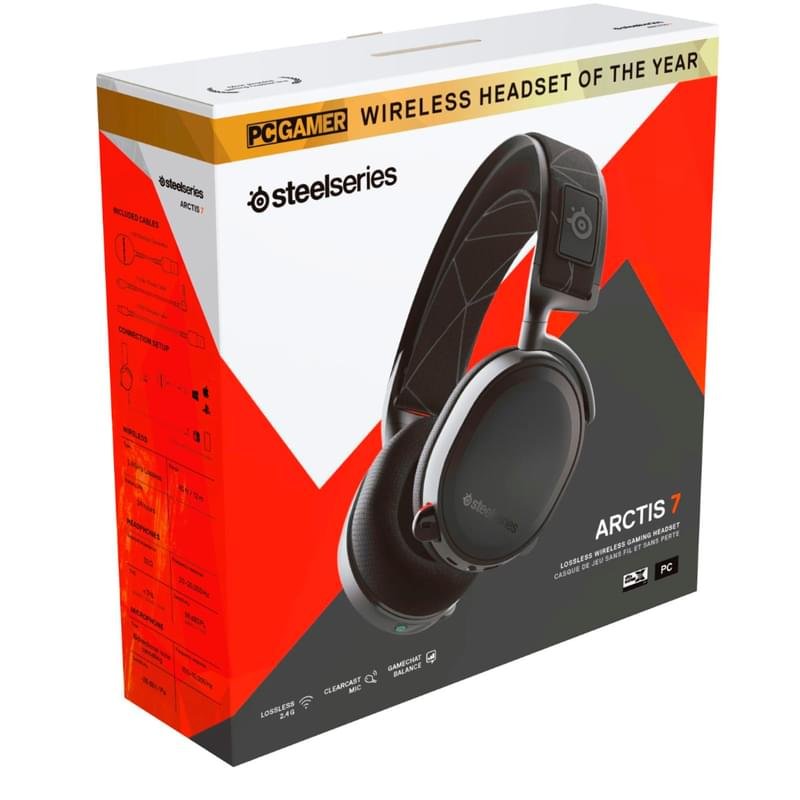 Игровая гарнитура беспроводная SteelSeries Arctis 9 (61484) - фото #5