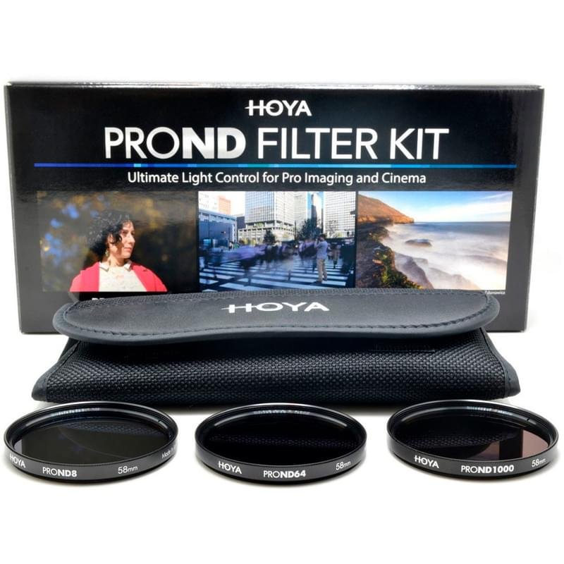 Cветофильтр HOYA ND8 Pro 58 MM Filter Kit - фото #5