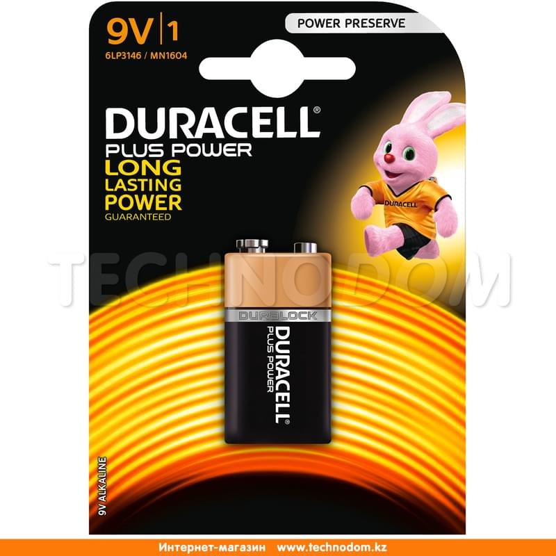 Батарейка E-Block 9V 1шт Duracell (LR61/MN1604) - фото #0